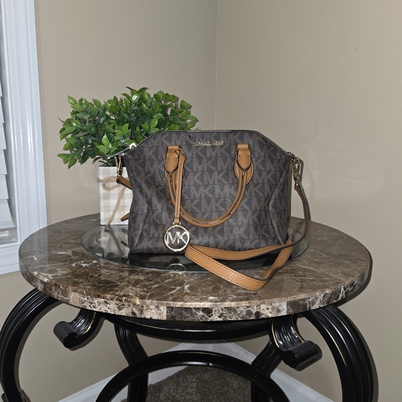 Michael Kors Brown Signature Tote Bag